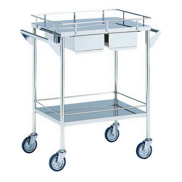 松吉医科器械 回診車 引出付 幅600mm MY-1041 1台 01-2305-00（直送品）