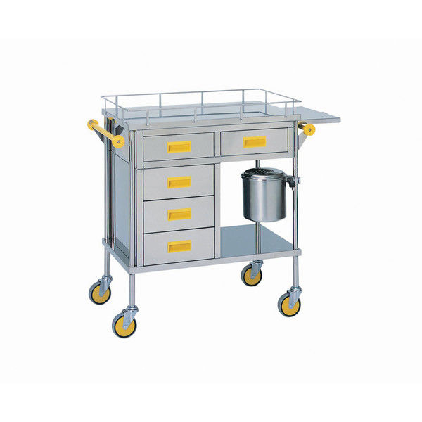 松吉医科器械 カラー多機能繃帯交換車 ブルー MY-1124B 1台 20-4072-00（直送品）