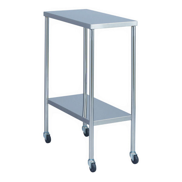 松吉医科器械 スリム器械台 2段 幅300mm MY-1553 1台 24-5060-02（直送品）