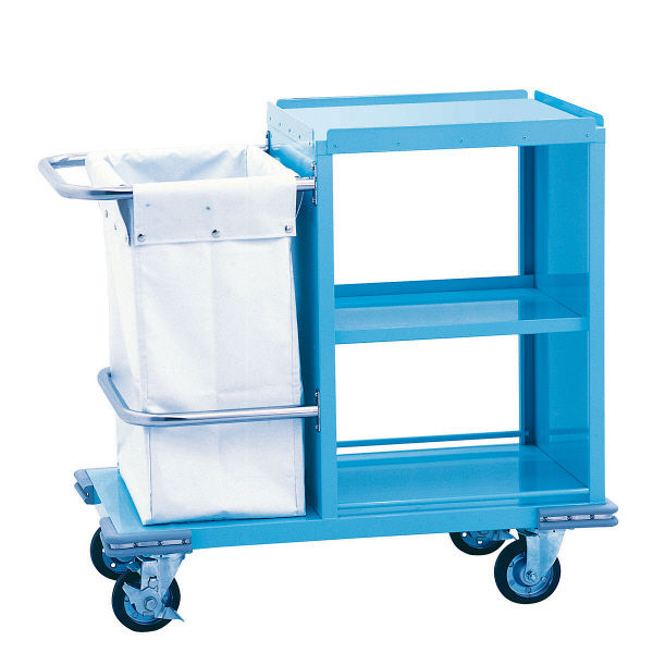 松吉医科器械 オムツ交換車 ブルー YL-DC1B 1台 23-5247-00（直送品）