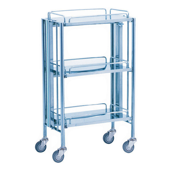 松吉医科器械 折りたたみ式器械台 ブルー YL-FW1B 1台 23-5235-00（直送品）