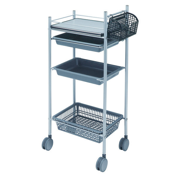 松吉医科器械 カラーアプリワゴン グレー SN-AP001 1台 23-3400-00-07　マツヨシカタログ（直送品）