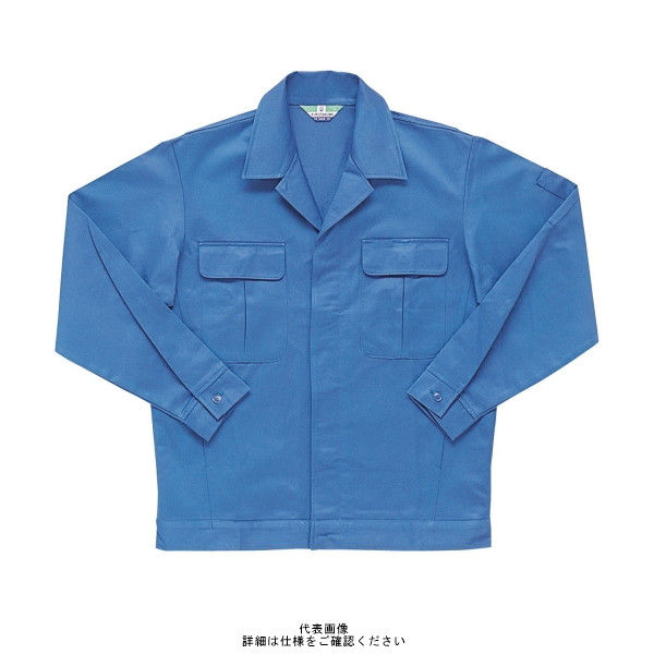 クロダルマ 長袖ジャンパー(ヒヨク) ブルー L 32041ー10ーL 32041-10-L 1枚（直送品）