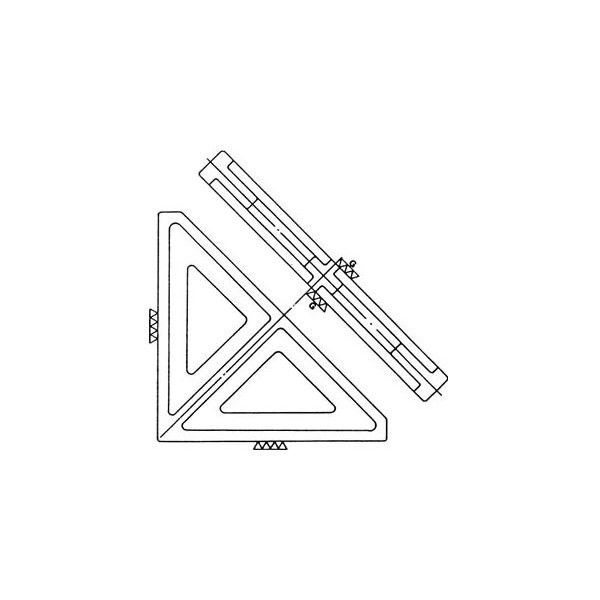 大菱計器製作所 鋳鉄製三角形直角定盤 500×300×50 GF102 1台（直送品）
