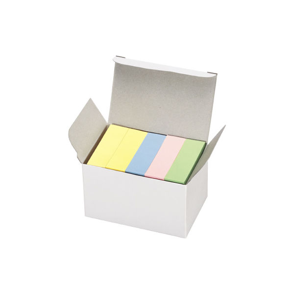コクヨ 再生紙ふせん<K2> 50×15 4色 K2メ-R5015X25 1セット（125冊：25冊入×5箱）（直送品）