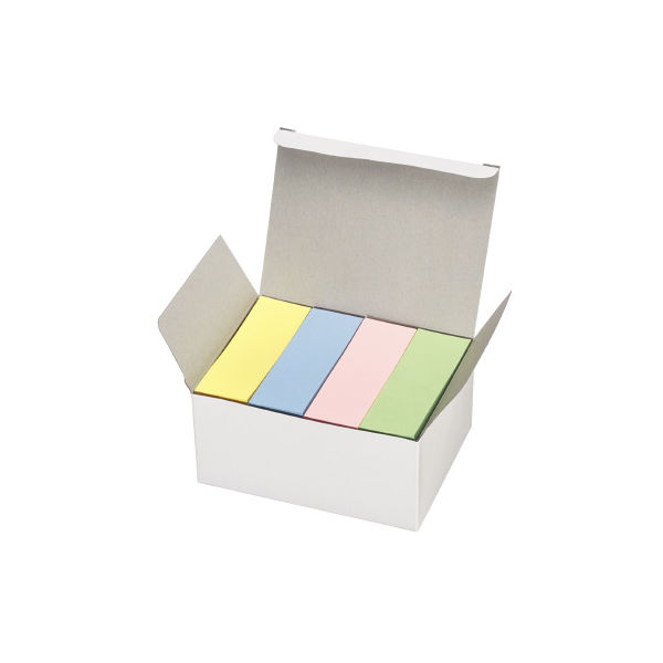 コクヨ 再生紙ふせん<K2> 75×25 4色混色 K2メ-R7525X20 1セット（60冊：20冊入×3箱）（直送品）