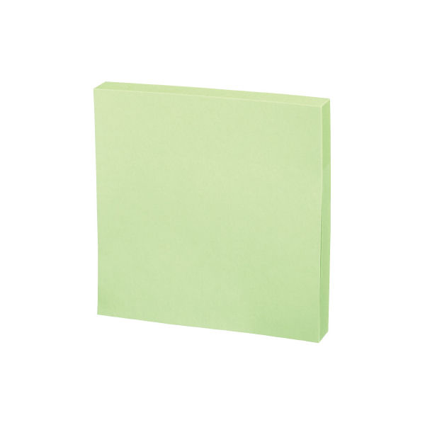 コクヨ（KOKUYO） 再生紙ふせん<K2> 75×75 緑色 K2メ-R7575G 1セット（3000枚：100枚×30パック）（直送品）