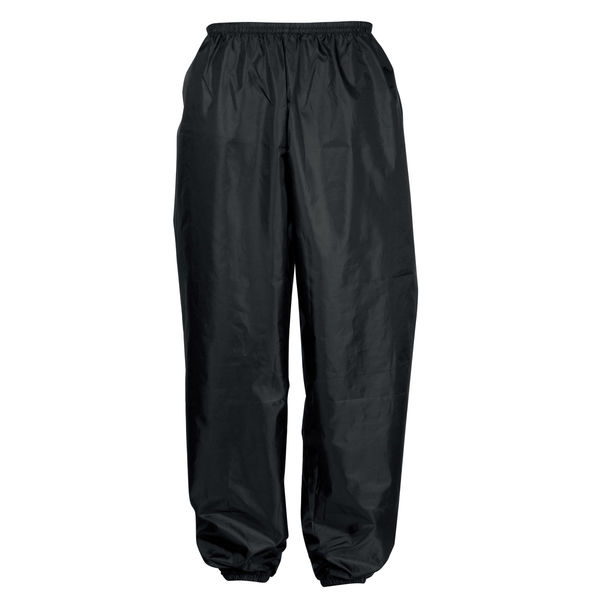 カジメイク ポリエステルパンツ（裾ゴム付） 2214-3L-ブラック（取寄品）