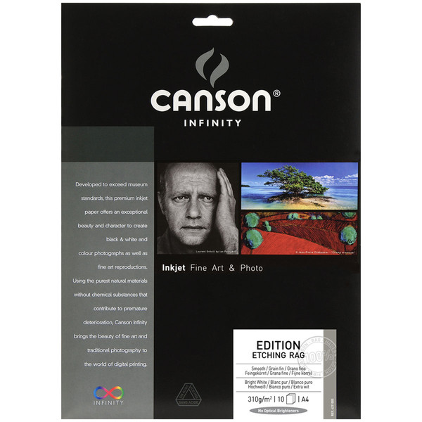 新品Canson キャンソン 写真用紙 インフィニティ エディション・エッチング キャンソン インフィニティ エディション・エッチング・ラグ A4