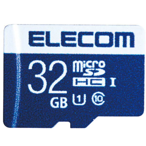 エレコム microSDHCメモリーカード 32GB Class10 UHS-1 MF-MRSD32GU20 返品種別A