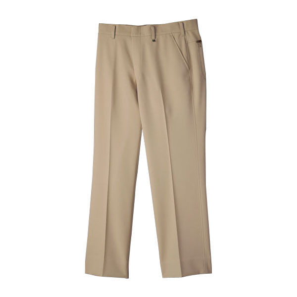 【てる】スラックス　ベージュ S Results 3タック スラックスパンツ ベージュ(メンズ 36 M)中古