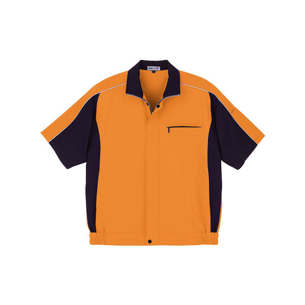 明石スクールユニフォームカンパニー 男女兼用半袖ブルゾン オレンジ 5L UN795-83-5L（直送品）