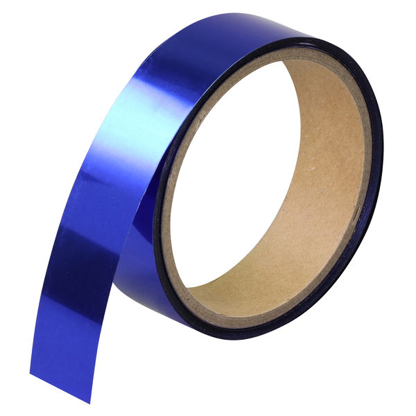 まとめ)アーテック ミラーテープ 【藍色】 10本組 18mm×8m 粘着加工