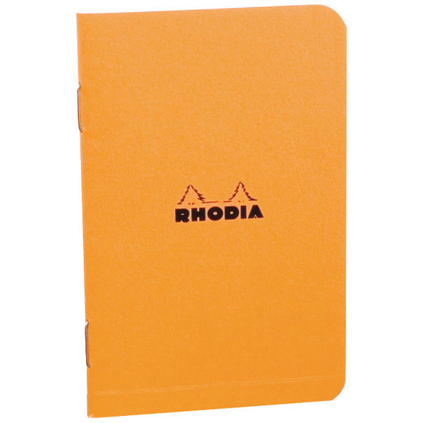RHODIA(ロディア) Stapled notebook(ホチキス留めノート) 方眼 mini オレンジ cf119158 1セット(10冊入)（直送品）