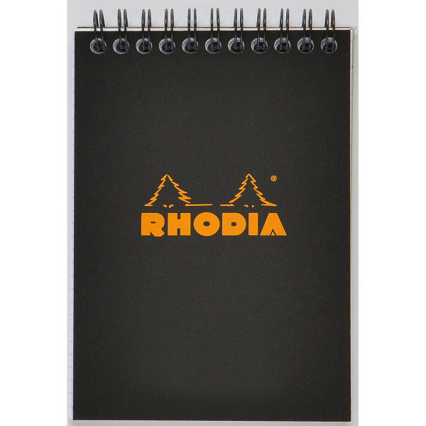 RHODIA(ロディア) Notepad(ノートパッド) No.13 方眼 ブラック cf135009 1セット(5冊入)（直送品）