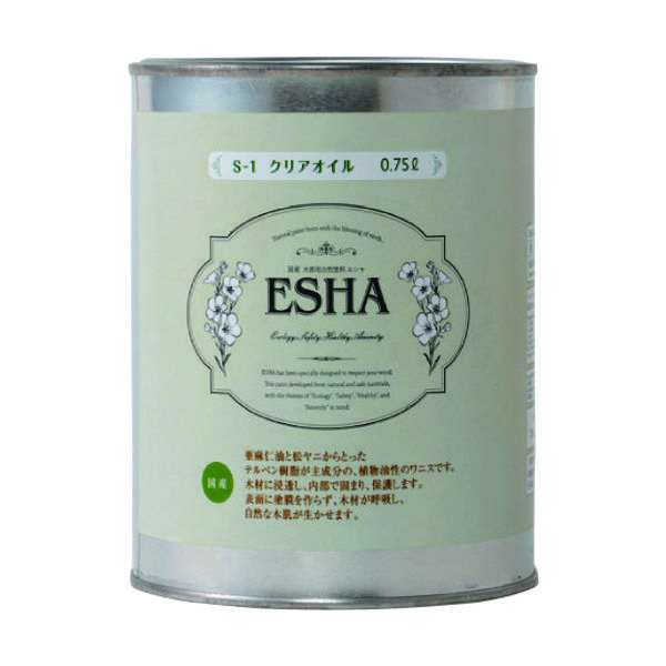 ターナー色彩 ターナー ESHAクリアオイル2.5L ES025S01 1個 194-8799（直送品）