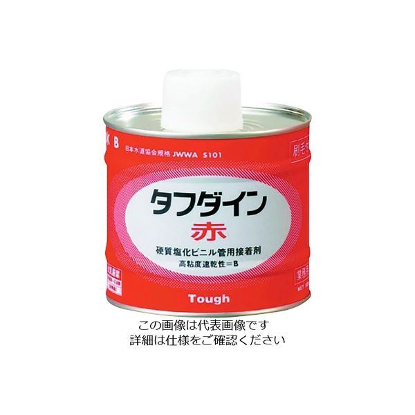 クボタ クボタケミックス 塩ビ用接着剤 タフダイン赤 500G AKA500G 1缶 194-8968（直送品）