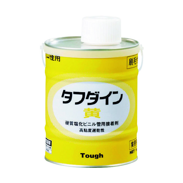 クボタ クボタケミックス 塩ビ用接着剤 タフダイン黄 1KG KI1KG 1缶 194-8969（直送品）