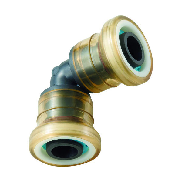 クボタ クボタケミックス Jワンクイック2JOQ2ーLエルボ16PB JOQ2-L 16 PB 1個 194-8867（直送品）