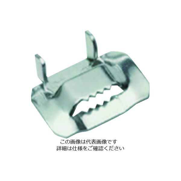 JUBILEE フレキシバンド ステンレス304 13mm用バックル FB13H 1箱(25箱) 195-0914（直送品）