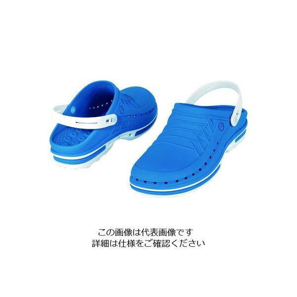 WALKEMORE WOCK CLOG ブルー 24.5~25.5 オートクレーブ対応134°C 10004370-3940 1足（直送品）