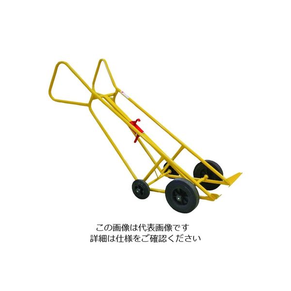 Ravendo ドラム缶運搬車 ドラムトロリー 145743 1台 195-4194（直送品）