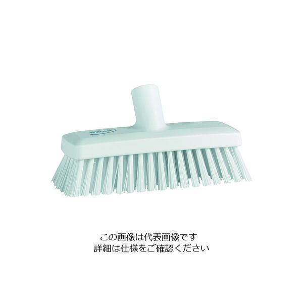 ヴァイカン Vikan デッキブラシ 7042 ホワイト 70425 1個 206-9539（直送品）