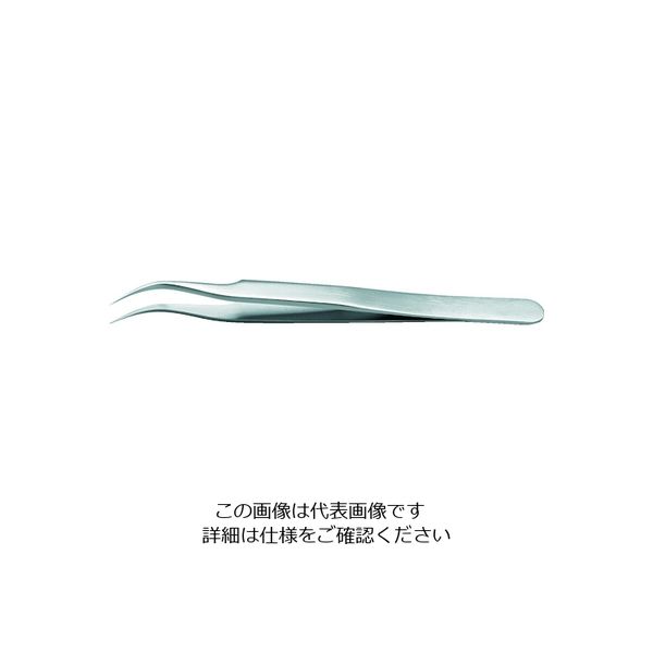 IDEAL-TEK idealtek 耐酸耐磁ステンレスピンセット 120mm 先曲タイプ 7-SA-0-IT 1本 206-9699（直送品）