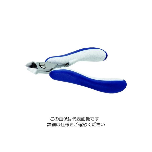 IDEAL-TEK idealtek ESD精密ニッパ 長円形 フラッシュ刃 120mm ES5141-CR-BG-IT 1丁（直送品）