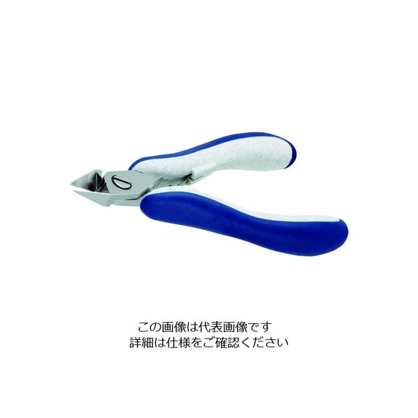 IDEAL-TEK idealtek ESD精密ニッパ 先細形 大 フラッシュ刃 120mm ES5351-CR-BG-IT 1丁（直送品）
