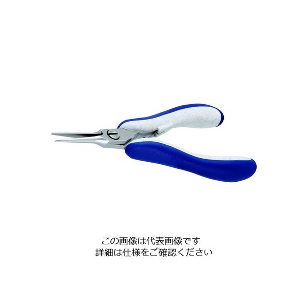 IDEAL-TEK idealtek ESD精密プライヤー 直爪 140mm ES6025-CR-BG-IT 1丁 207-0846（直送品）
