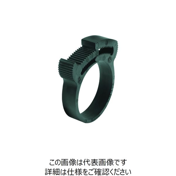 HCL Fasteners スナップホースクリップ HerbieClip 10.2~11.8 HC-C-PA66-BK 1袋(100個)（直送品）