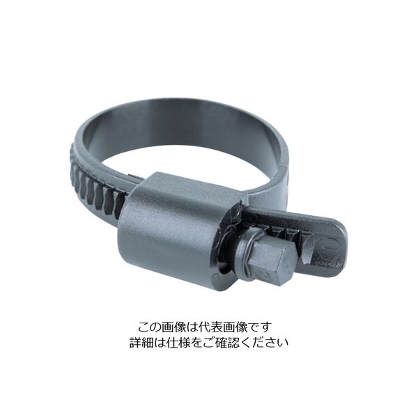 □HCL 樹脂製ホースバンド Ezyclamp 締付径25.0〜75.0mm 対辺8.0mm