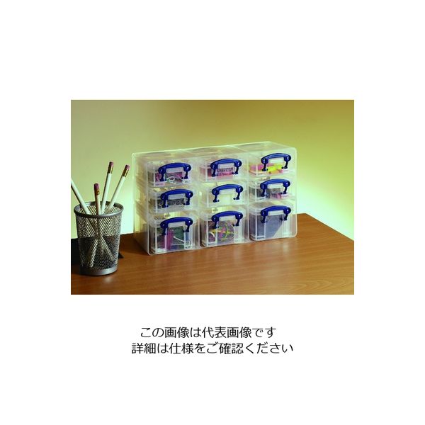 Really Useful Products RUP 収納ケース オーガナイザー 0.3L×0.2L クリア 0.3+0.2ORGC 1セット(9個)（直送品）