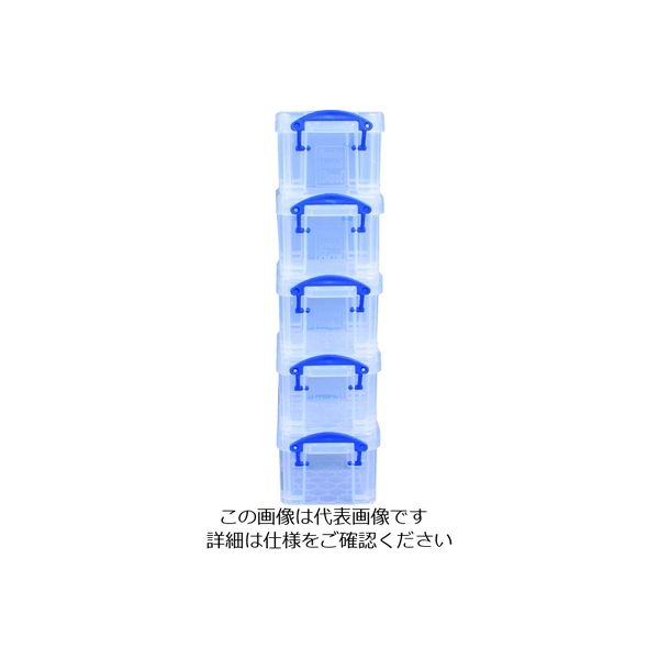 Really Useful Products RUP 収納ケース 0.14L クリア 5個セット 0.14C-PK5 1セット(5個)（直送品）