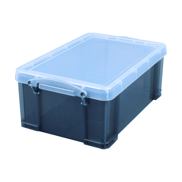 Really Useful Products RUP 収納ケース 9L スモーク 9TSMK 1個 195-6723（直送品）