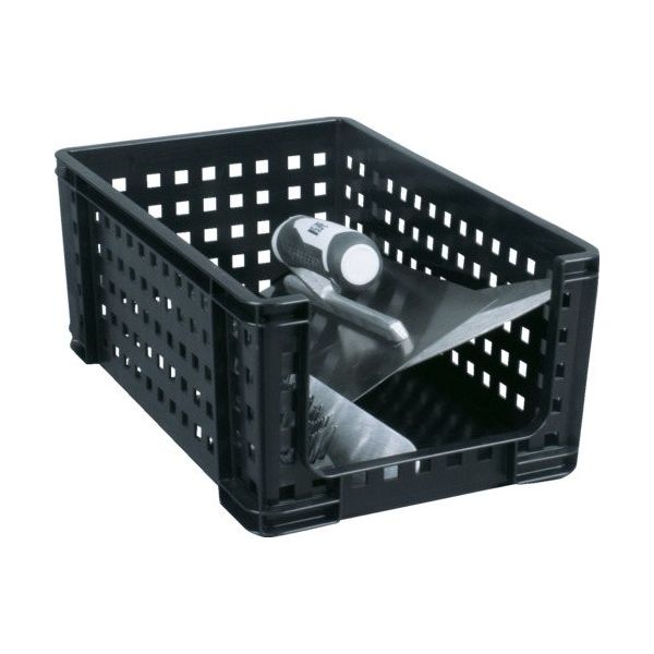 Really Useful Products RUP メッシュコンテナ サイドオープンタイプ 9L ブラック 9OS 1個 195-6695（直送品）