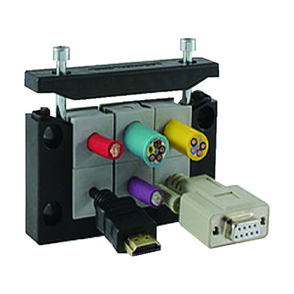 icotek 分割式ケーブルエントリーフレーム6個用 KEL-ER10-6-48216 1個 207-9366（直送品）