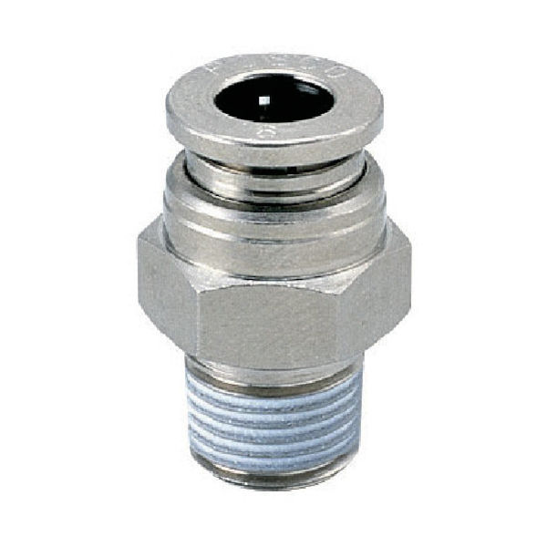 日本ピスコ ピスコ チューブフィッティングブラスストレート カバー無