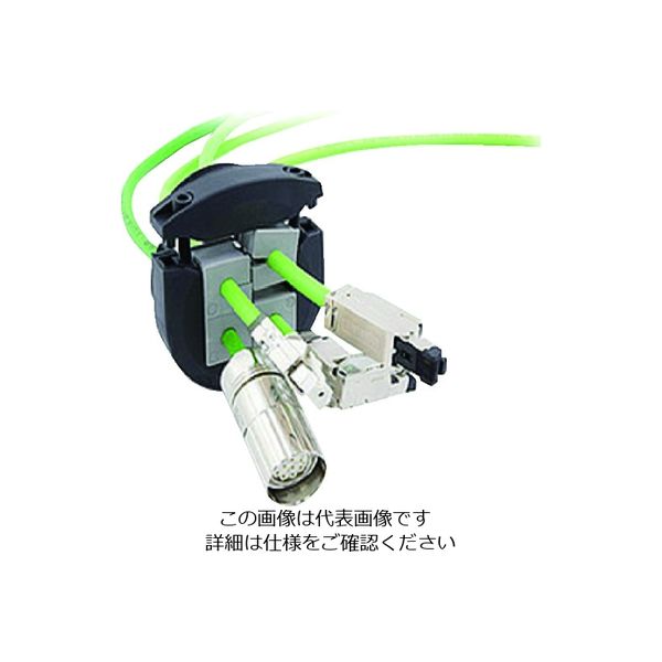 icotek 丸形分割式ケーブルグランド4個用 KVT-ER63-4-45456 1個 207-9369（直送品）