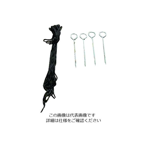 越智工業所 KOK クイ・ロープ各4本セット HEX-PR 1セット 166-0353（直送品）