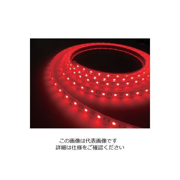 トライト LEDテープライト Viewdi 16.6mmP 赤色 3m巻 ACアダプター付 195-4659（直送品）