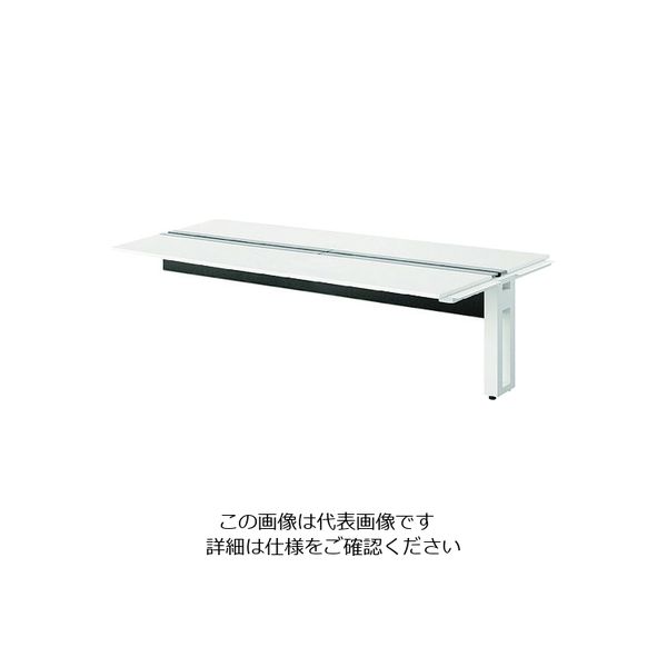 ナイキ NAIKI ベンチデスク MF2414R-WH 1台 217-5149（直送品）