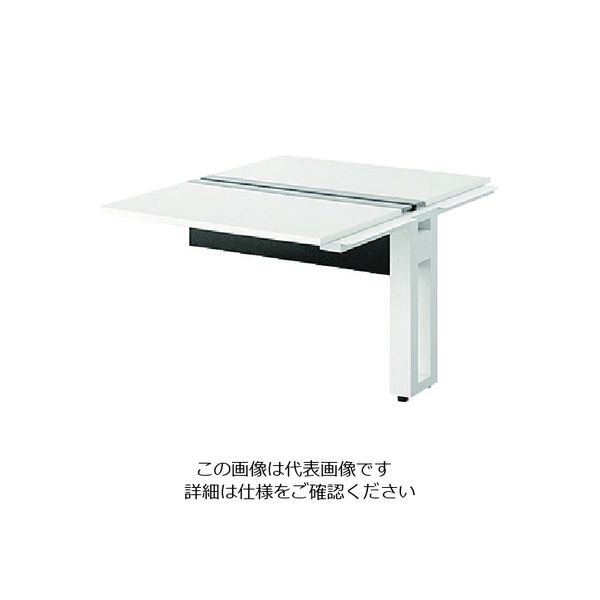 ナイキ NAIKI ベンチデスク MF1014R-WH 1台 217-7043（直送品）