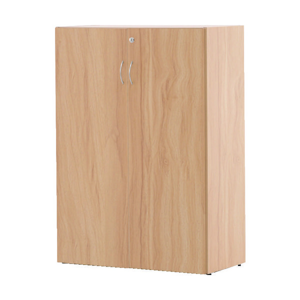 トラスコ中山 TRUSCO 木製 両開き書庫 W820×D424×H1141 組立式 TRLD-NA 1台 207-6176（直送品）