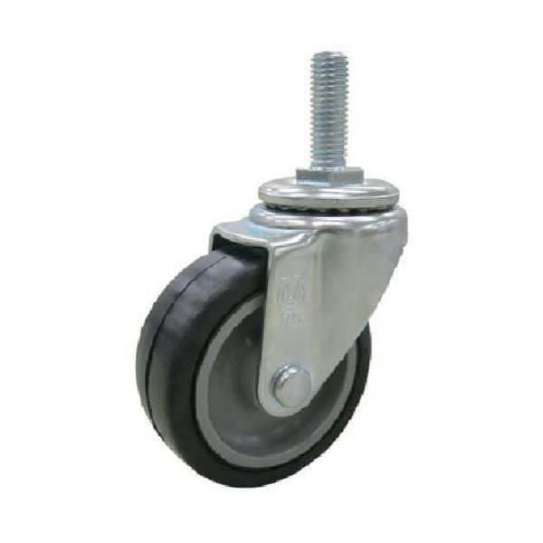 ユーエイ ねじ込みキャスター自在車 75径ゴム車輪ベアリング入 ST 75NRB ST