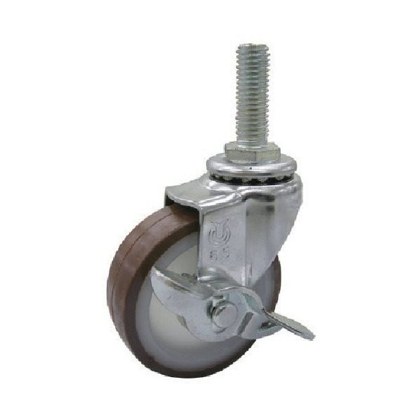 ユーエイ ねじ込みキャスターS付自在車 65径 ピッチ1.75 LT 809