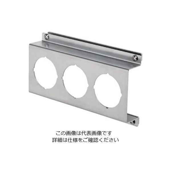 岩田製作所 圧力ゲージブラケット（アナログ用） オフセットタイプ1 PAD3-01S 1セット（3個）（直送品）