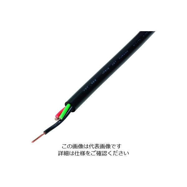 倉茂電工 ビニソフト VCT 222 100M VCT222 3X2SQ-100 1本 214-4963