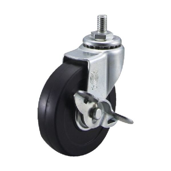 ユーエイ ねじ込みキャスターS付自在車 50径 ET UNF1/2-14